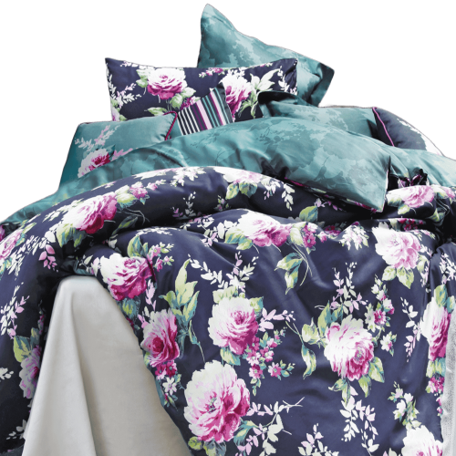 Obliečky z bavlneného saténu AUDREY 200x220 / 4*50x70 cm.